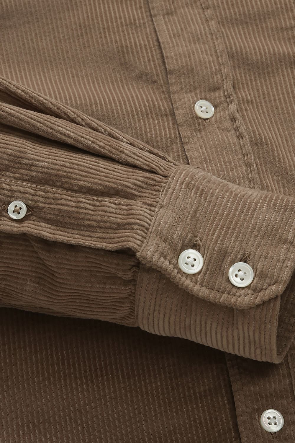 코튼 100 PAUL PAT 셔츠 브라운 QE4FMHTSH106Q86