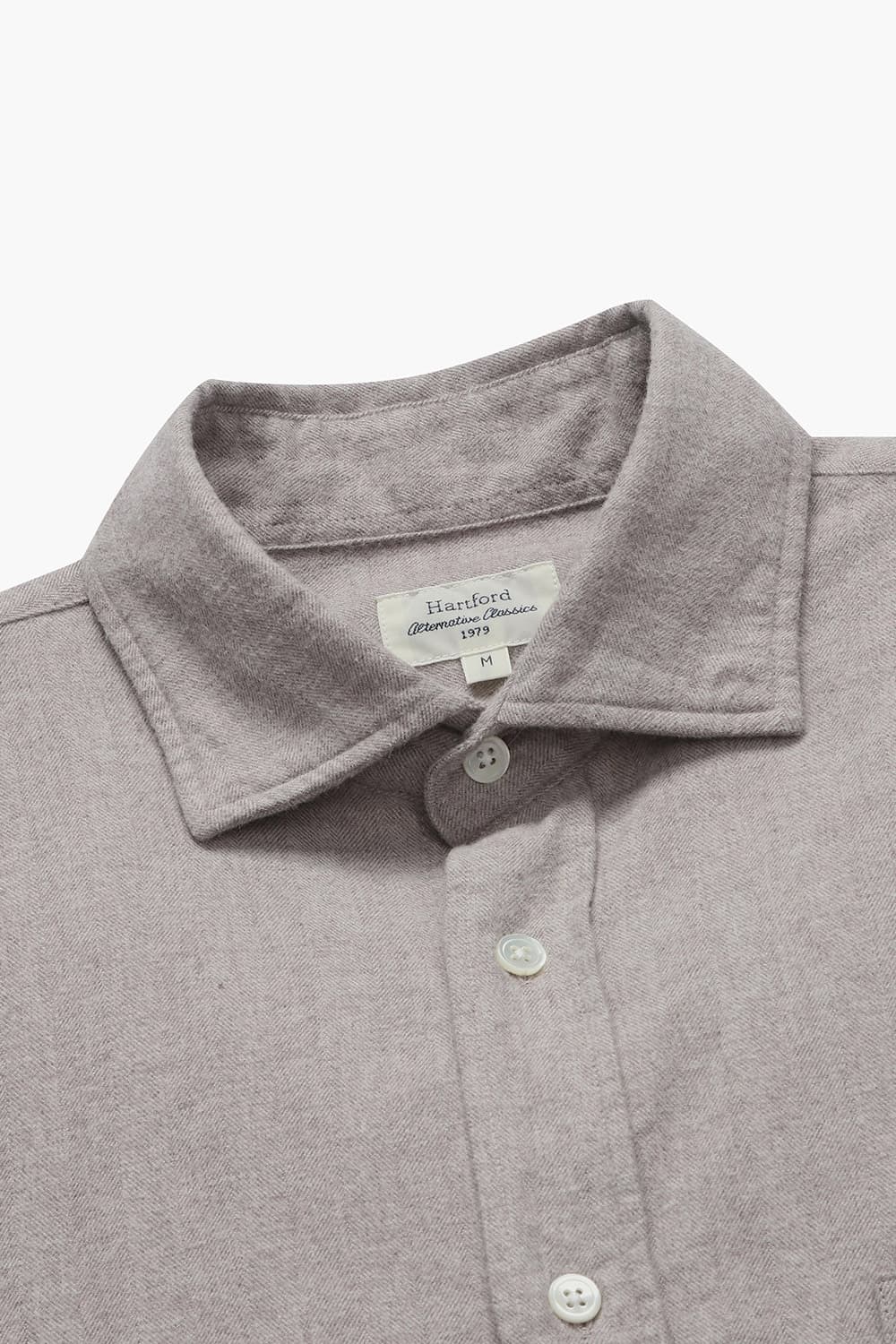 코튼 100 PAUL 셔츠 라이트 브라운 QE4FMHTSH103Q80