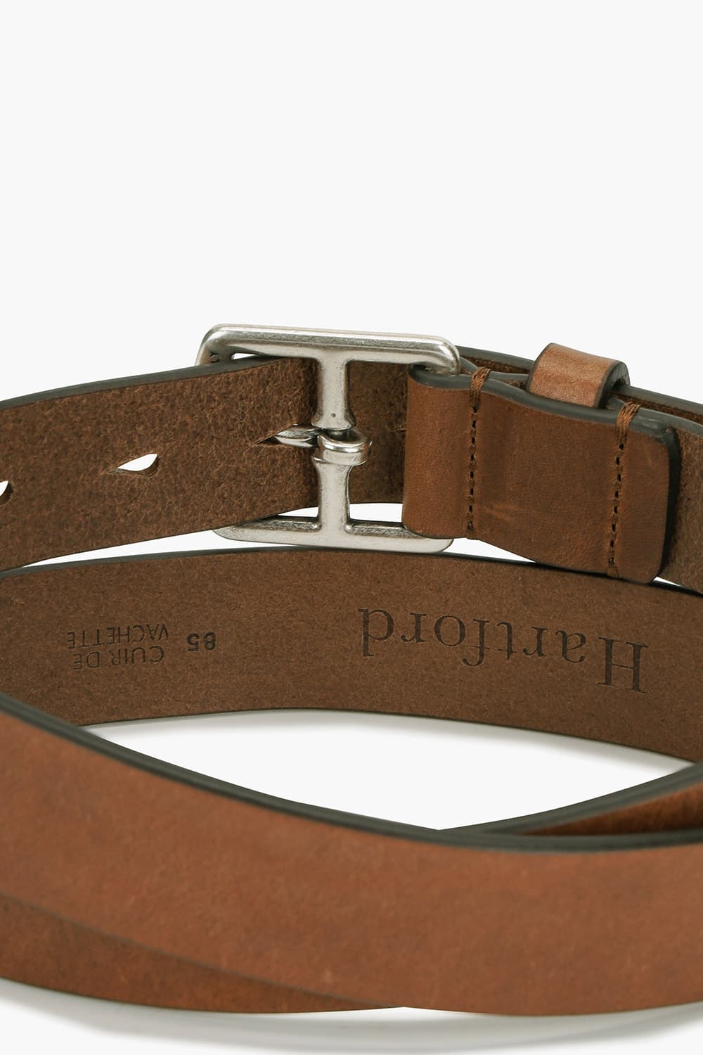 소 가죽 AUSTIN BELT 벨트 브라운 QE4FMHTBT101Q86