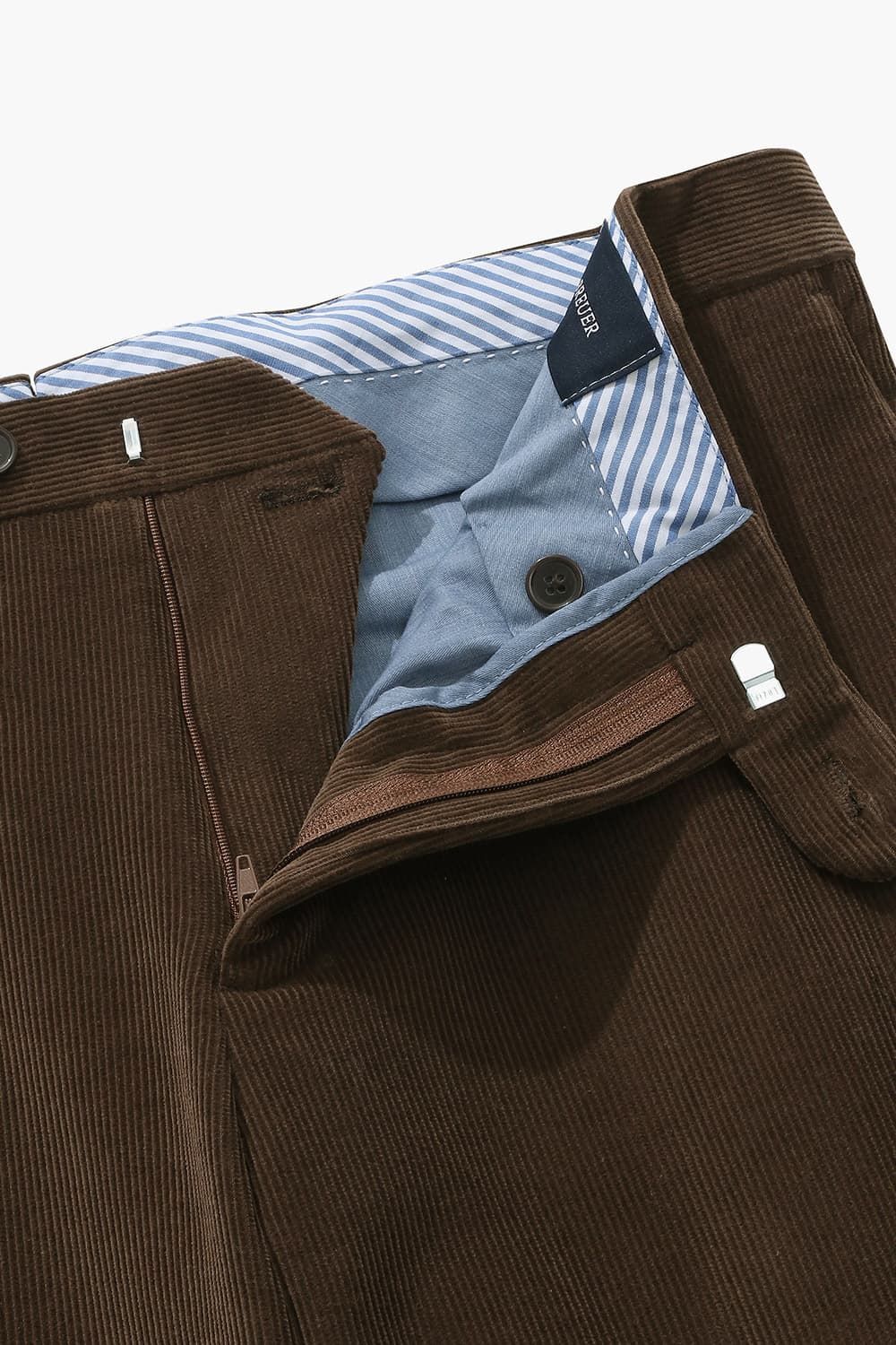 코튼 믹스DUCA  팬츠 브라운 RE4FMMAPT805R87