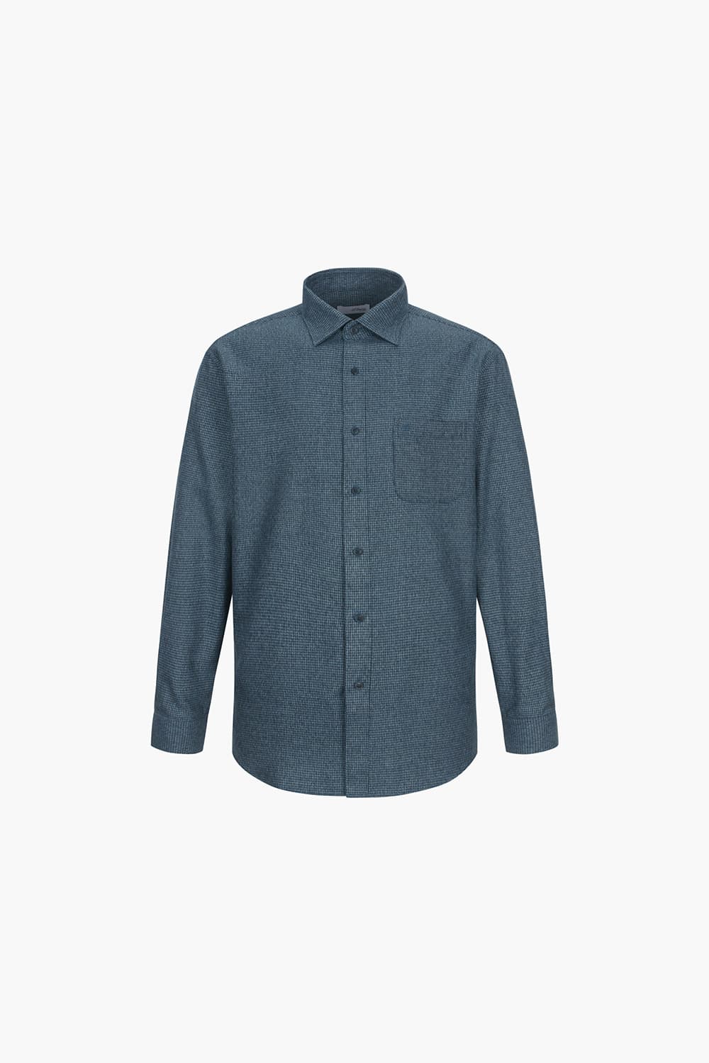 마이크로 하운드투스 체크 기모 732 비즈니스 셔츠 그린 SE2FM12LS732SGE