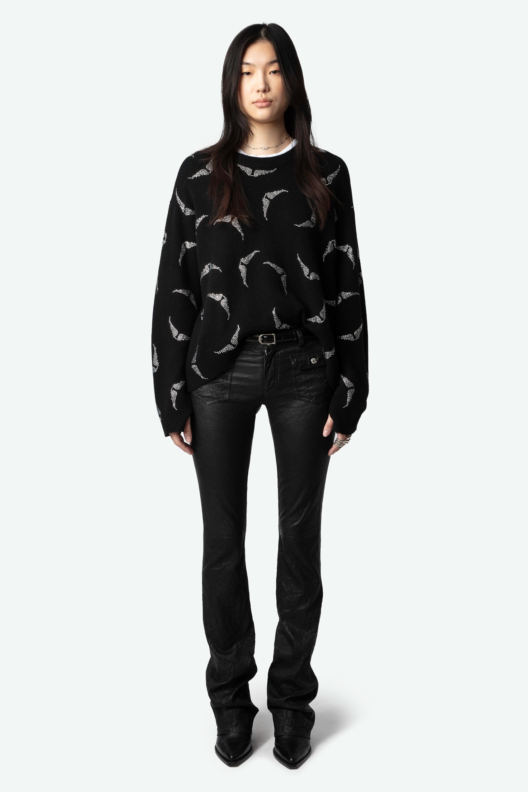 Markus Wing Strass Cashmere Sweater