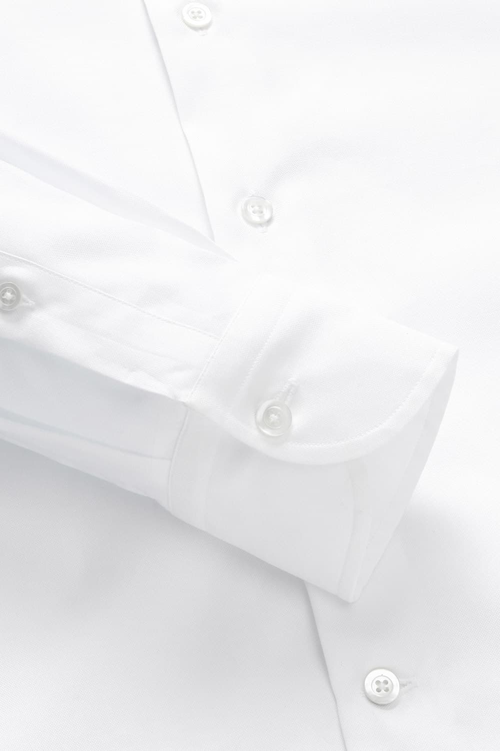 코튼100 Solid Egyptien Pin-Point 셔츠 화이트 RE4FMBASH301R01