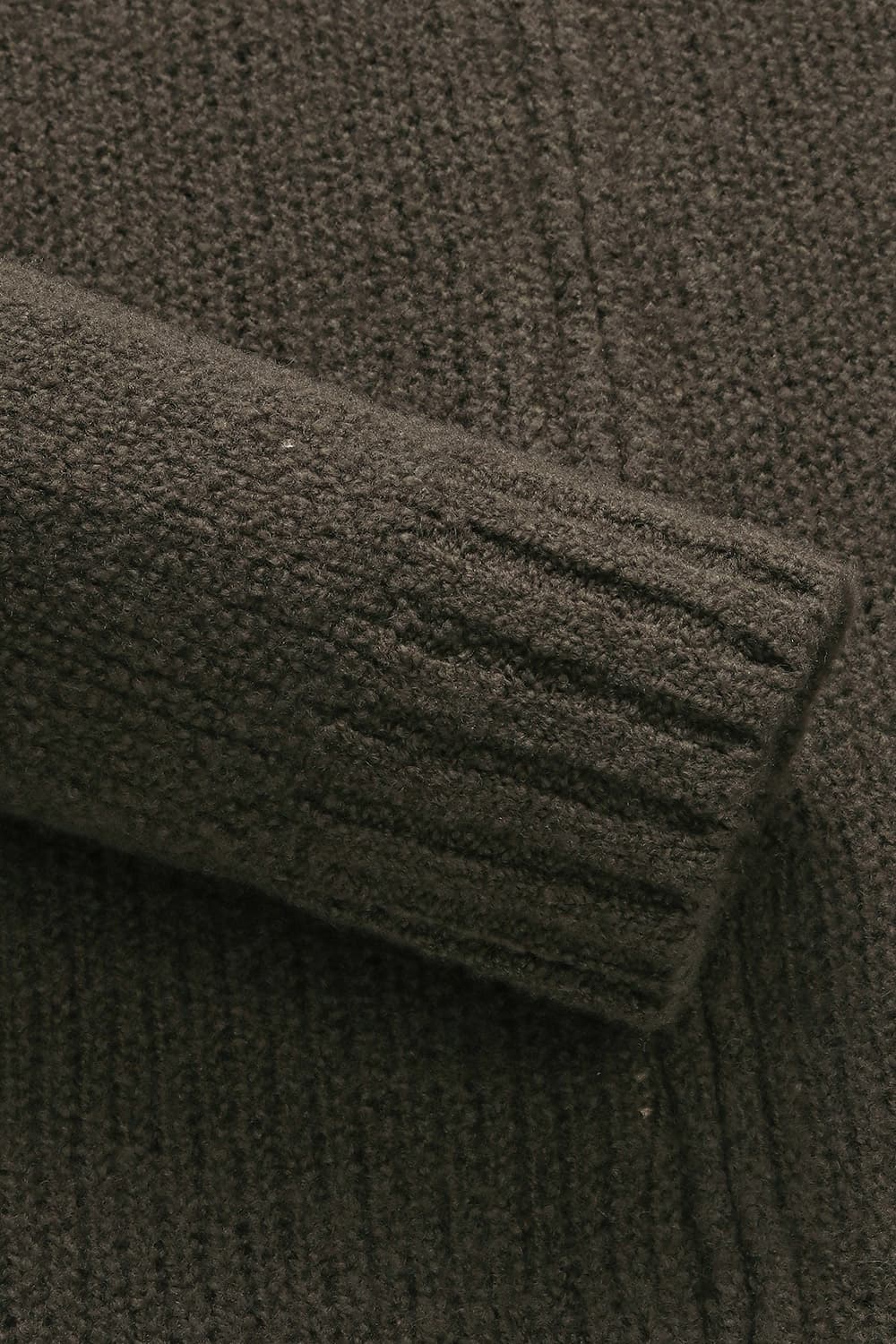 울100 ZIPPED SWEATER 카키 니트 QE4FMDBKN101Q78