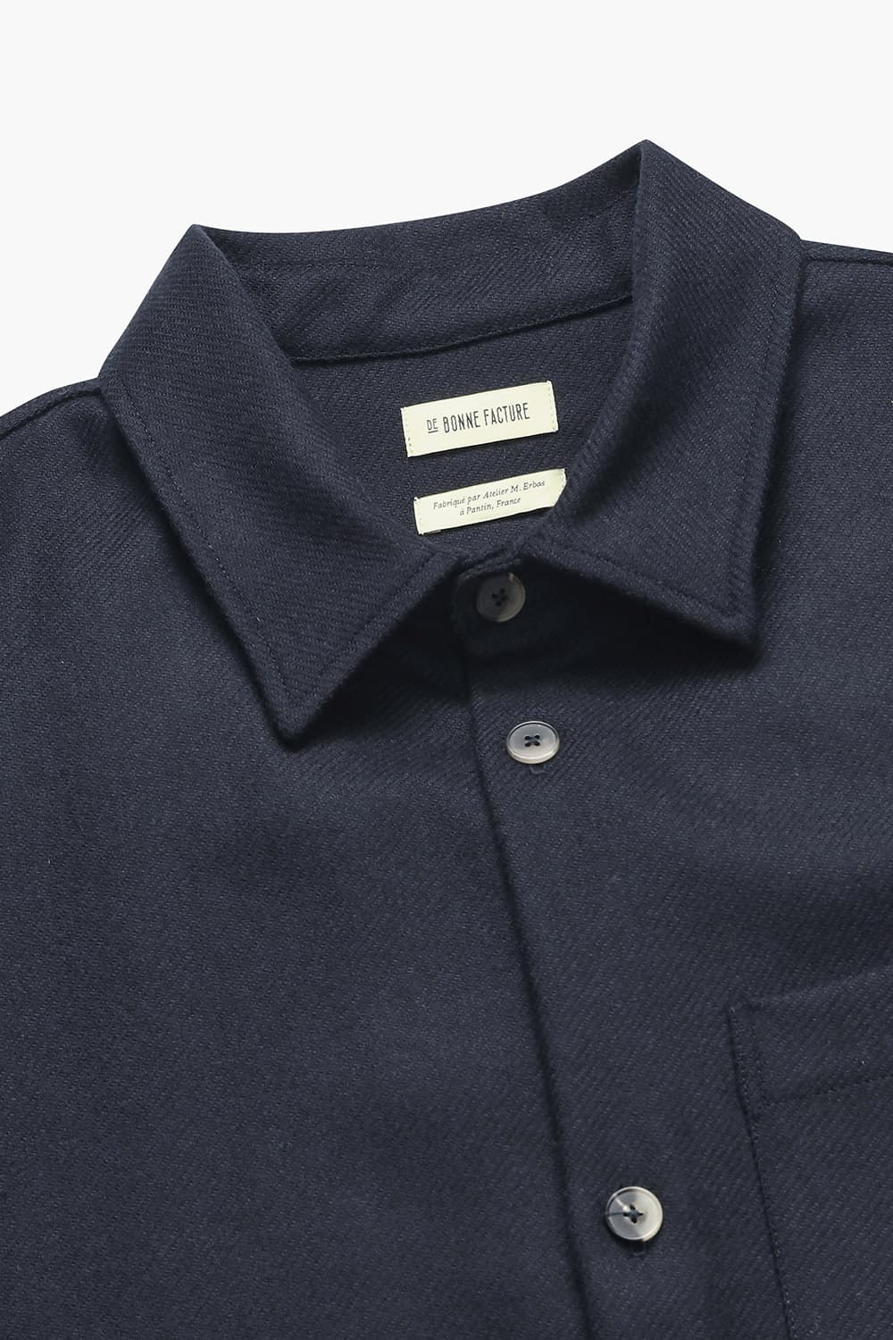 울100 ONE-POCKET OVERSHIRT 블루 셔츠 QE4FMDBSH101Q64