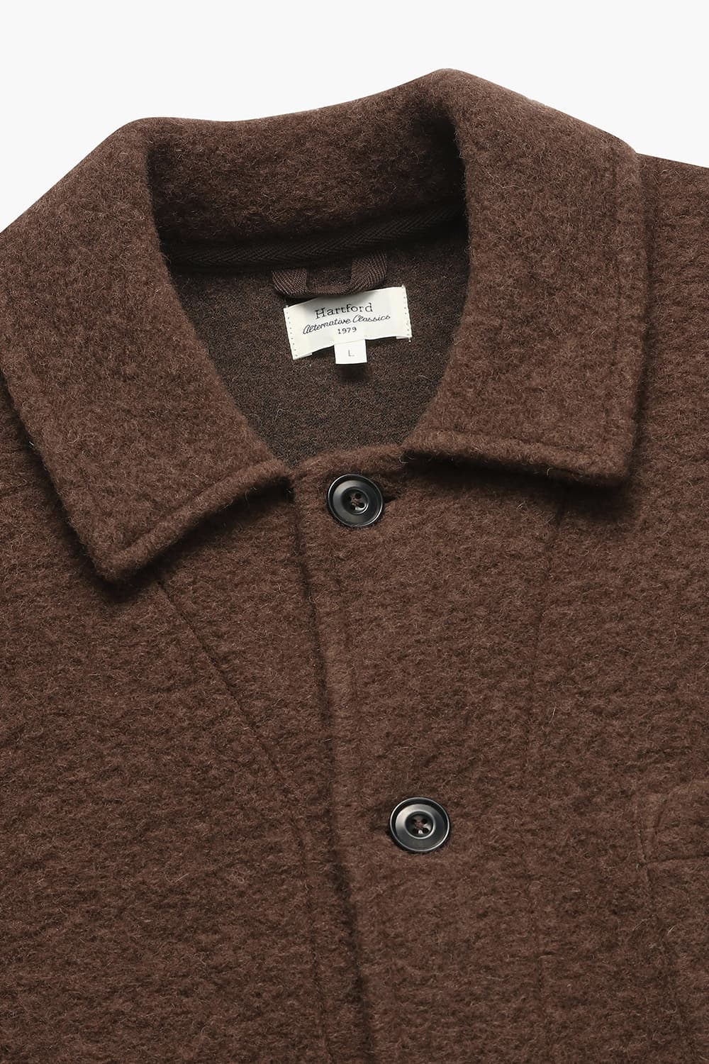 울 믹스 SERVICE JACKET 브라운 아우터 QE4FMHTOT112Q86