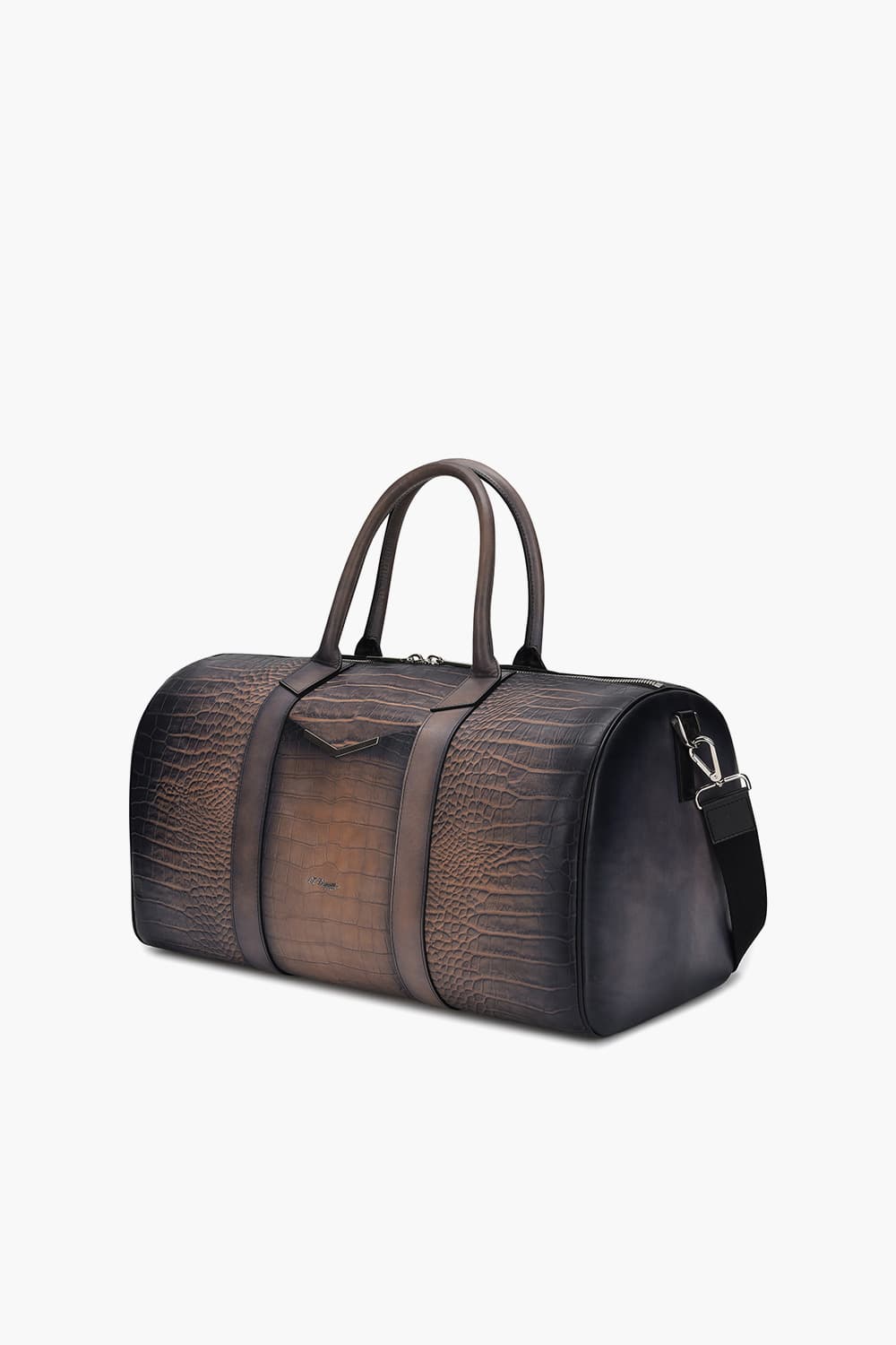 24 르글랑 아뜰리에 크로코패턴 트래블백 블랙 CG191576Z