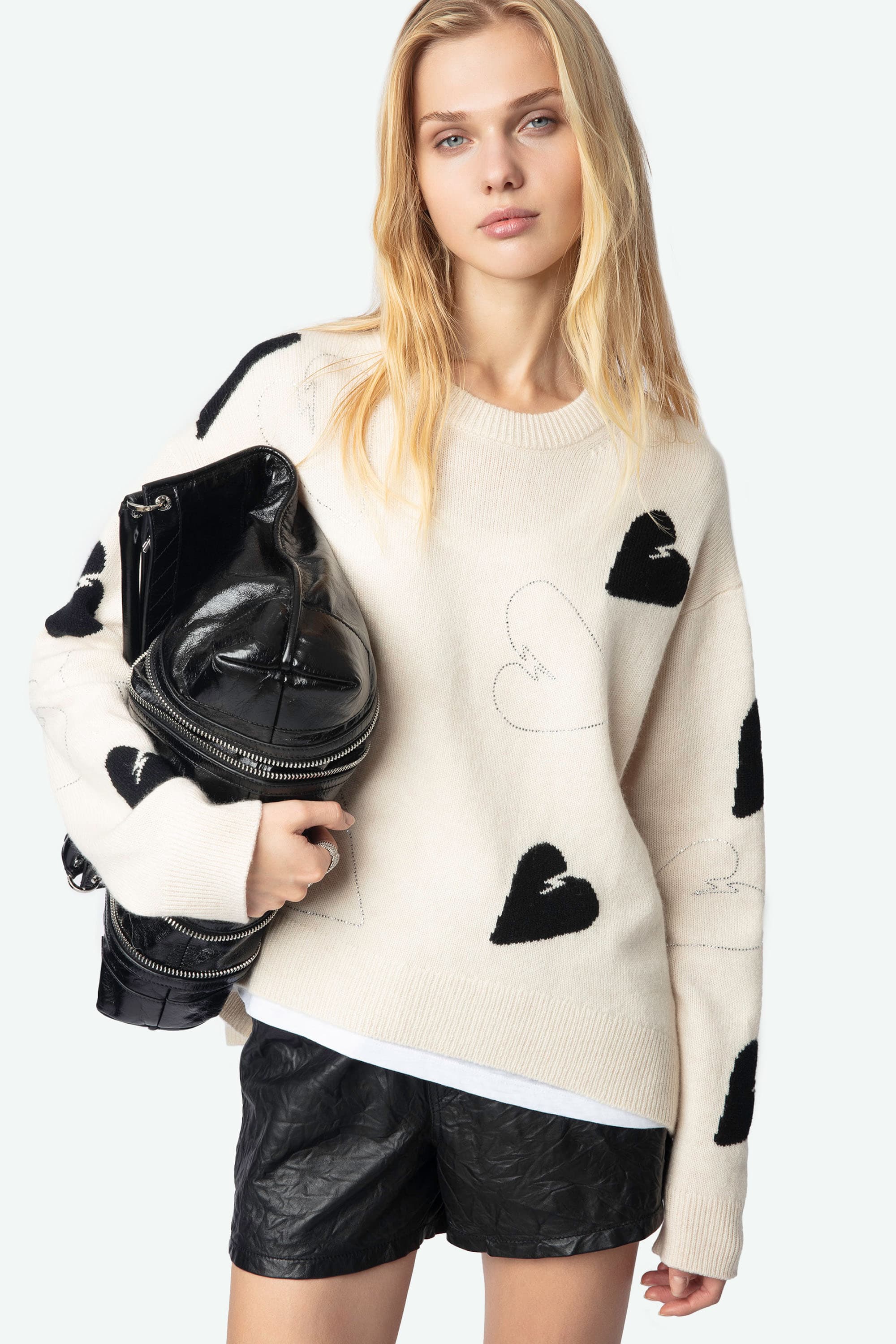 Markus Heart Cashmere Sweater