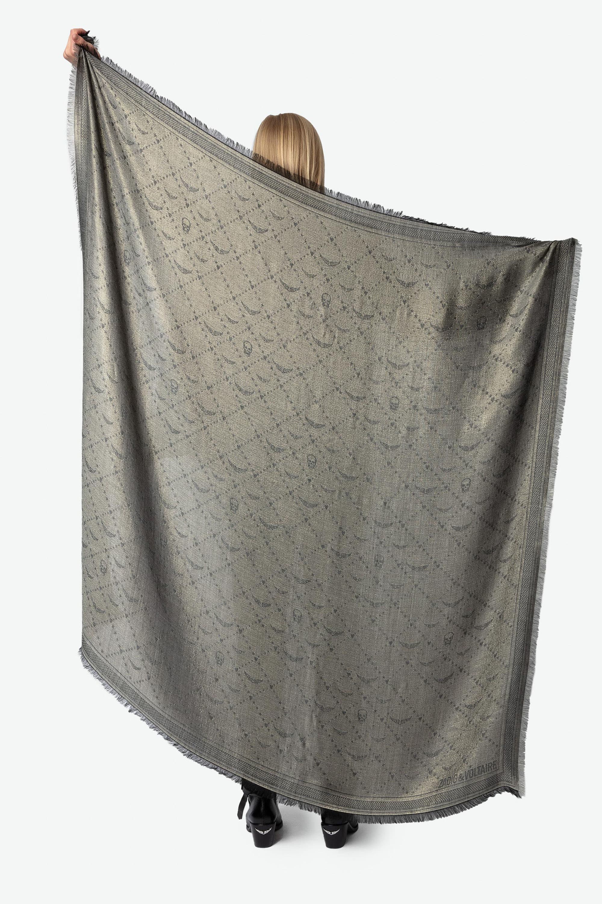 Glenn Monogram Scarf
