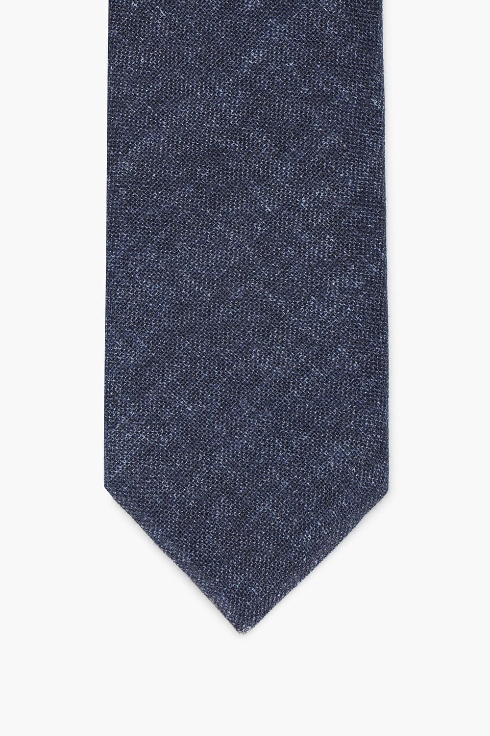 린넨100 네이비 솔리드 넥타이 RD7SMBBTI501R66