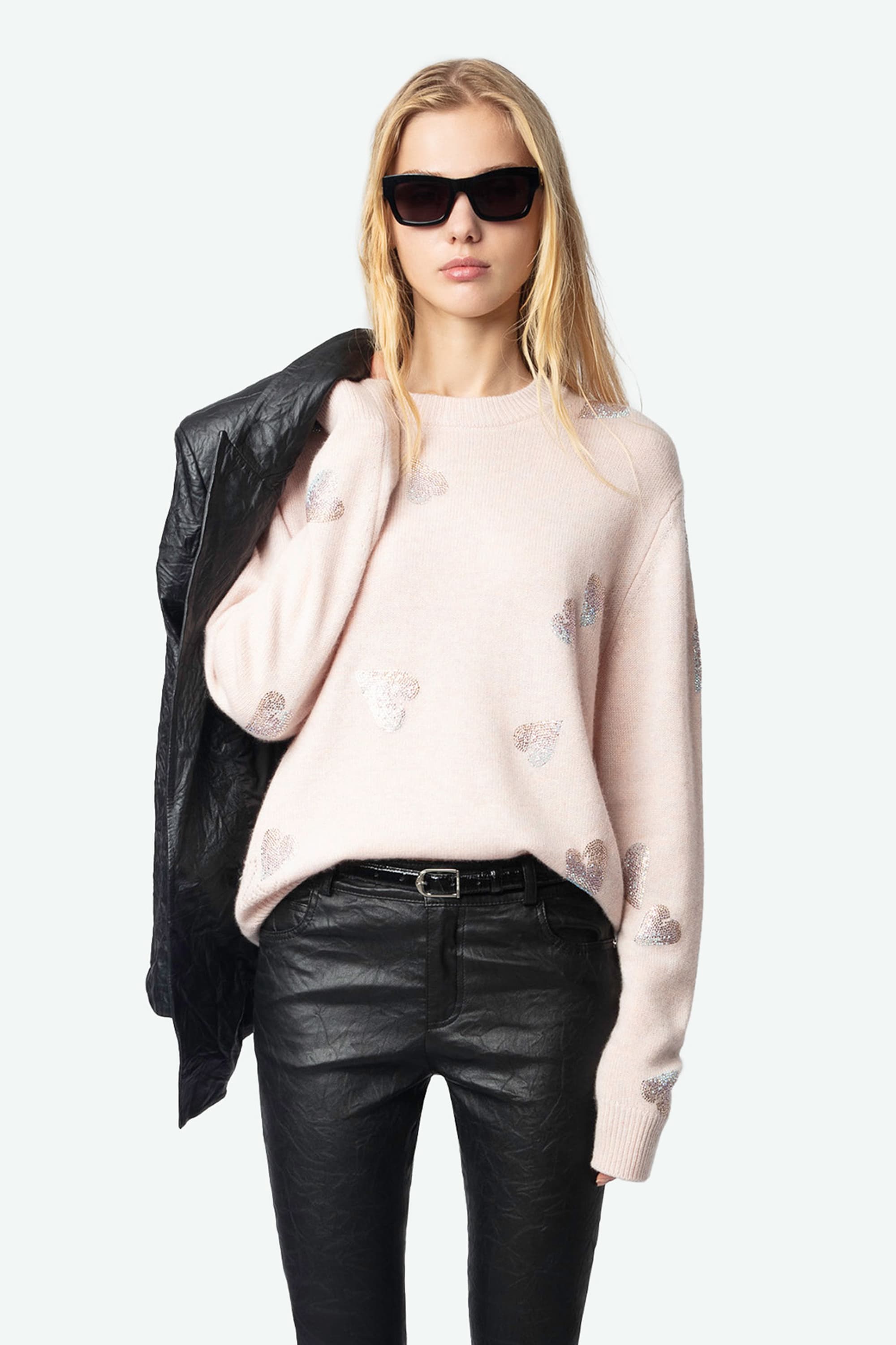 Pravis Strass Cashmere Sweater