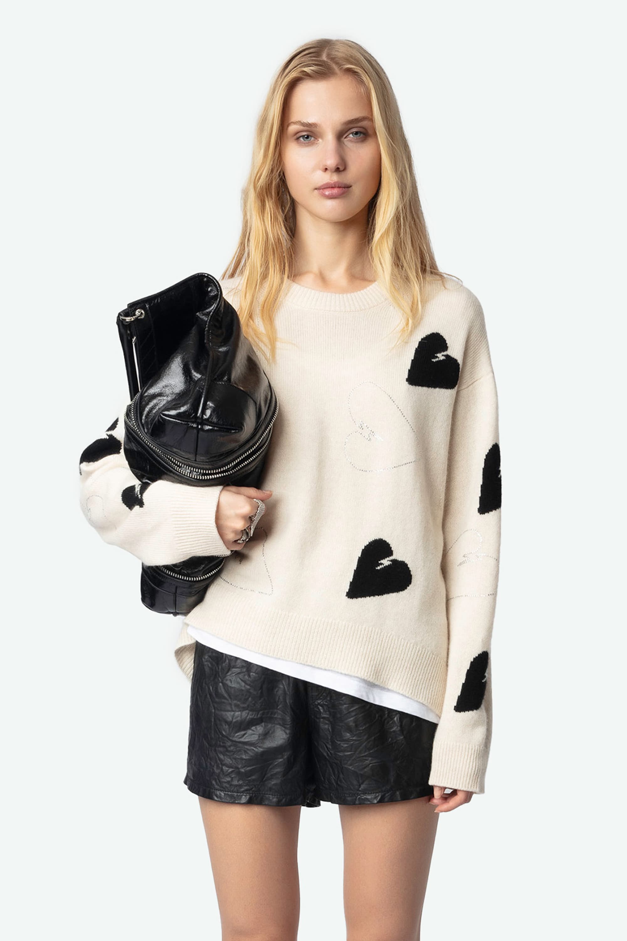 Markus Heart Cashmere Sweater