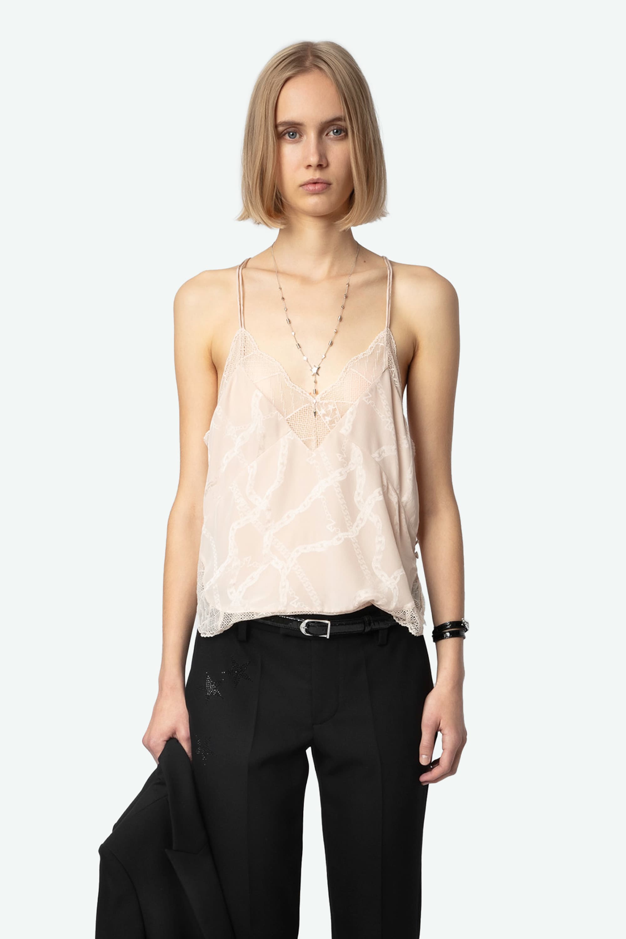 Cabri Chain Silk Camisole