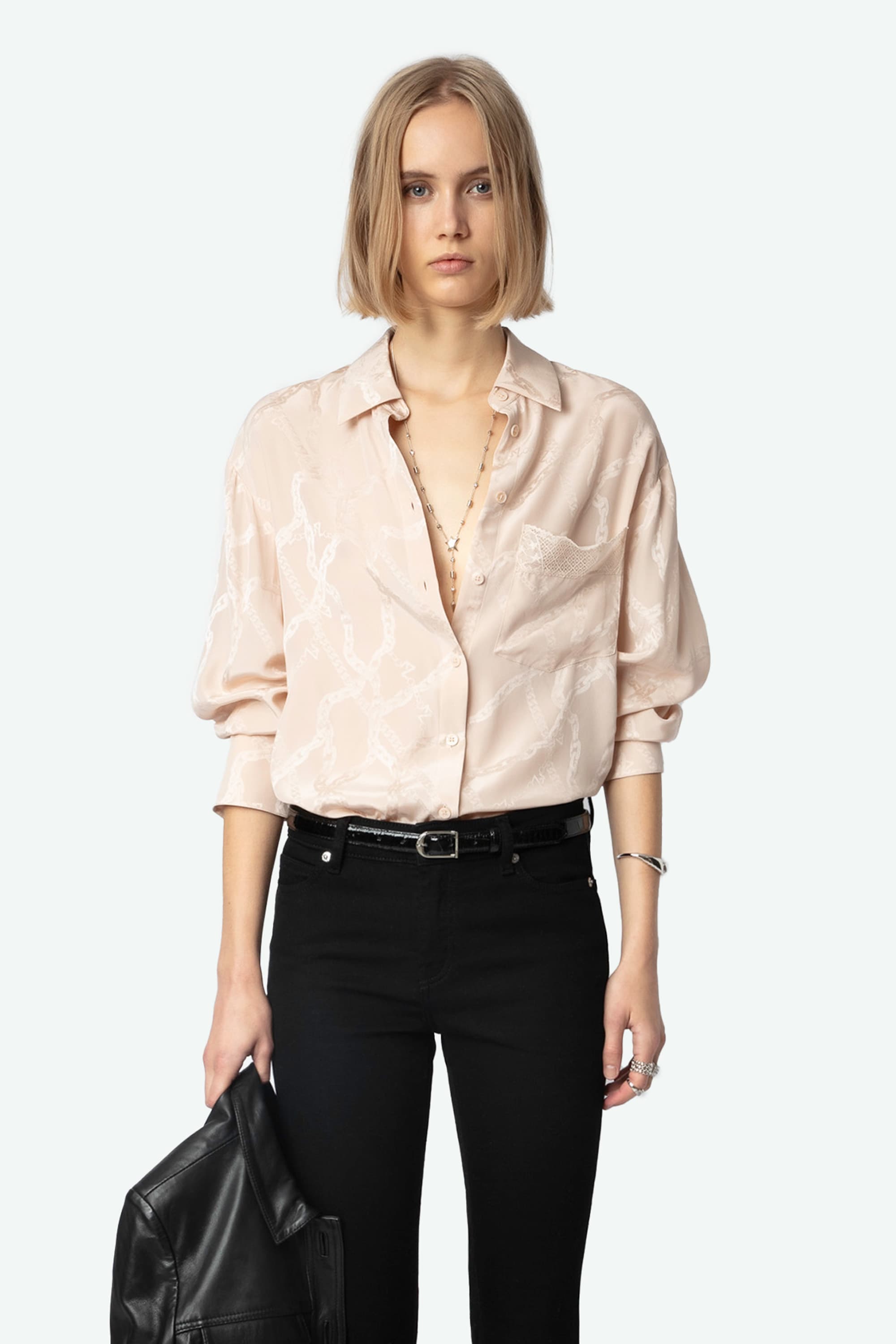 Morning Chain Silk Shirt