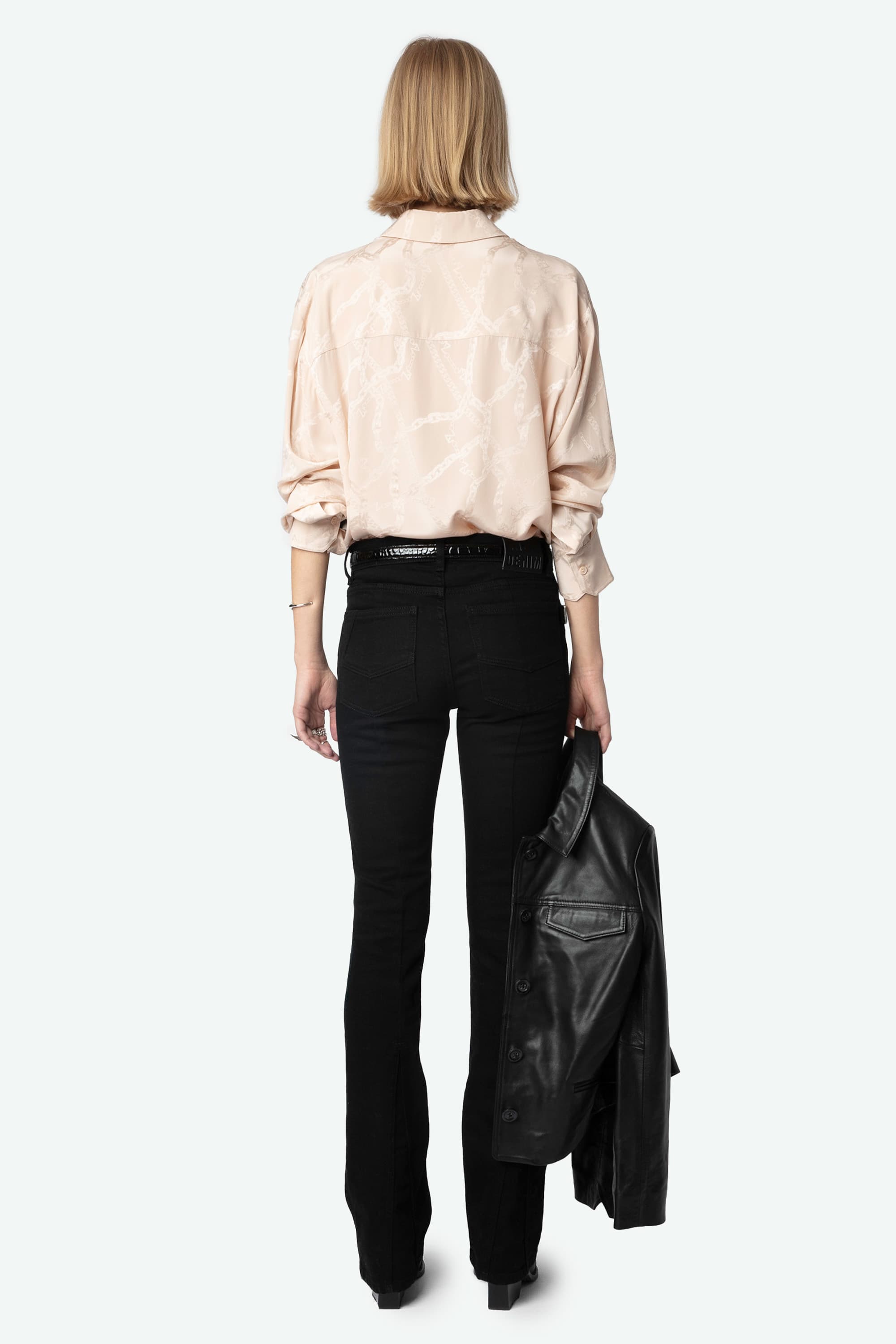 Morning Chain Silk Shirt