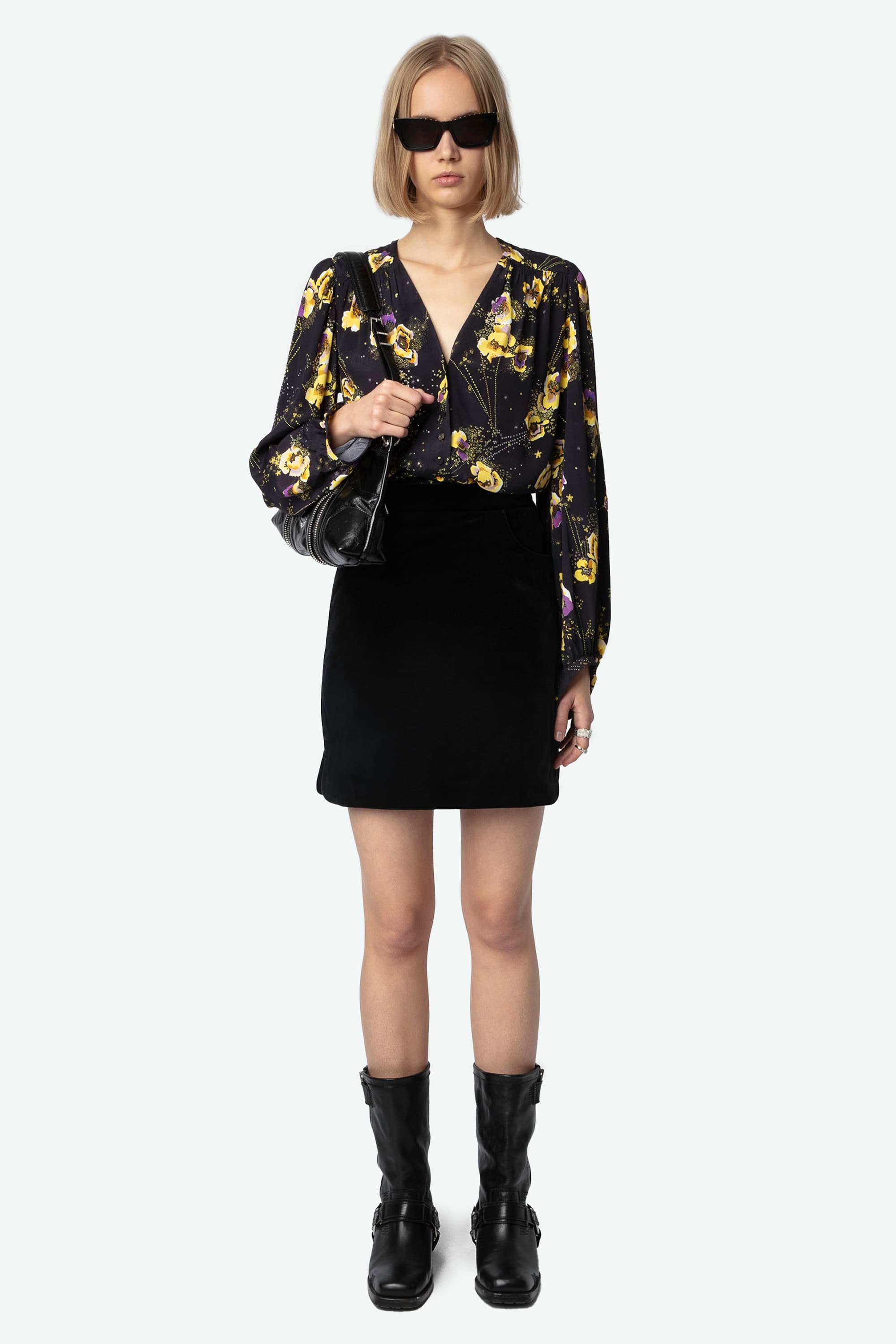 Turin Flower Strass Shirt