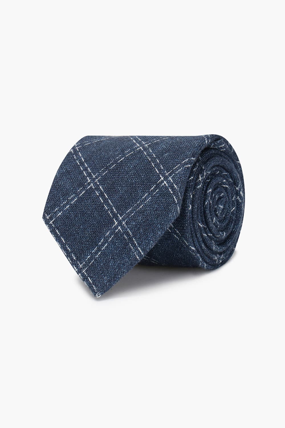 린넨100 네이비 넥타이 RD7SMBBTI302R65