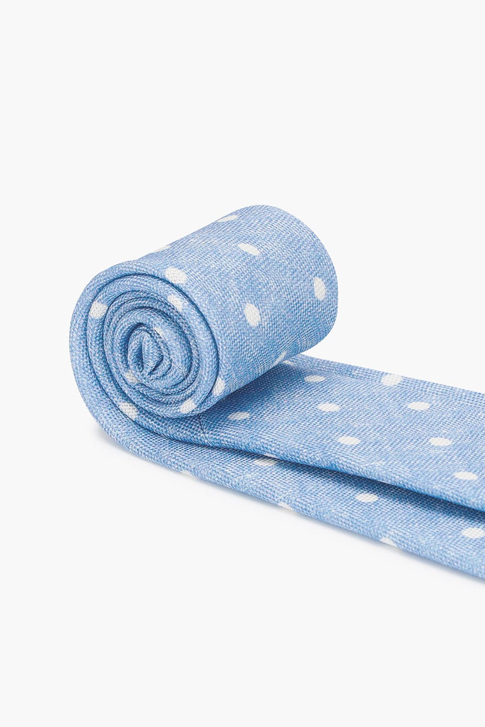 실크100 라이트 블루 빅도트 넥타이 RD7SMBBTI114R60