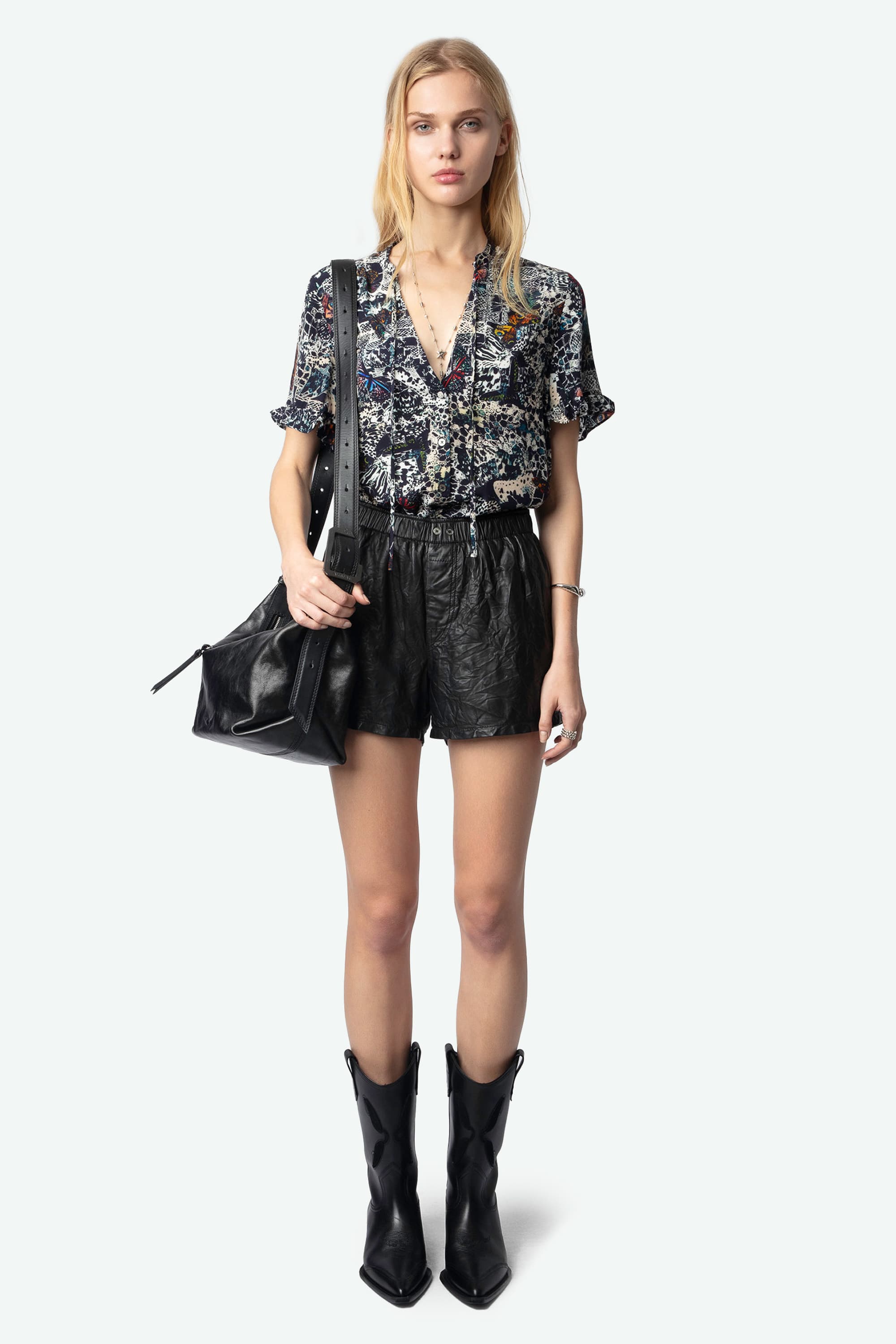 Tafiz Butterflies Blouse