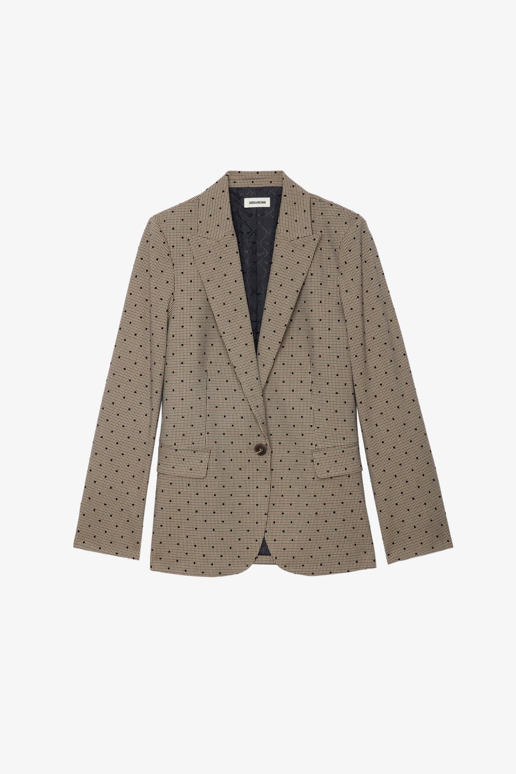 Valse Check Dotted Jacket