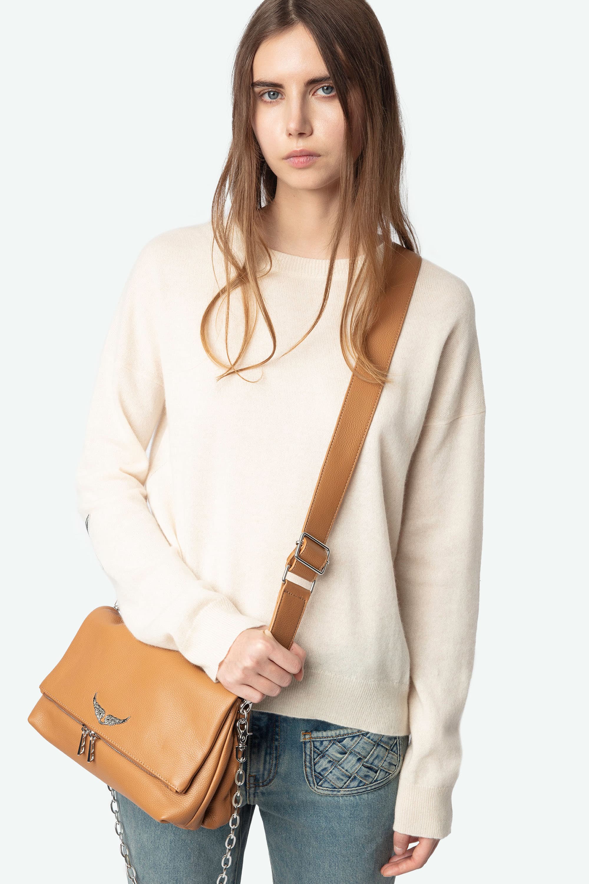 Cici Patch Cashmere Knit