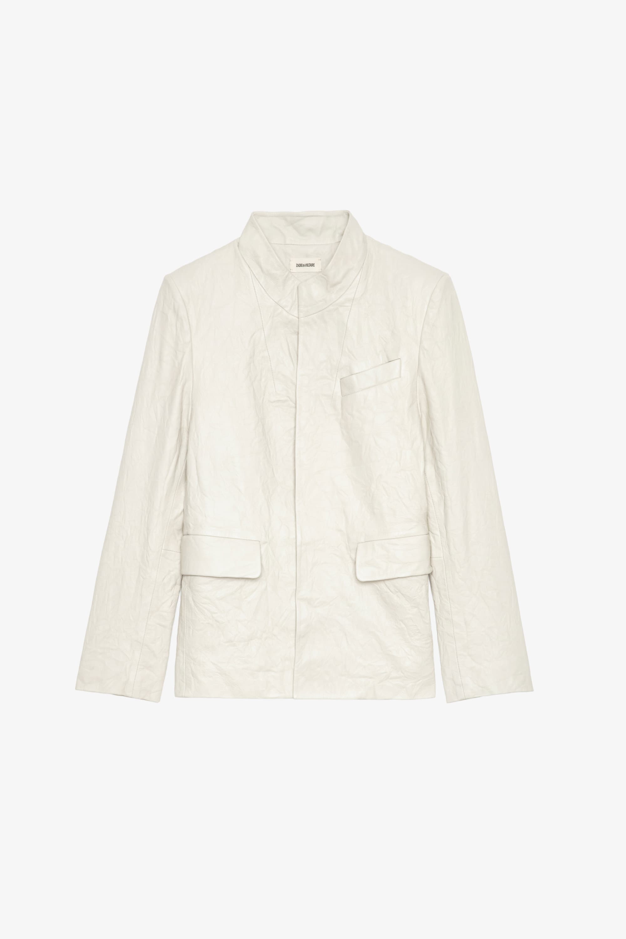 Veryn Crinkled Leather Jacket