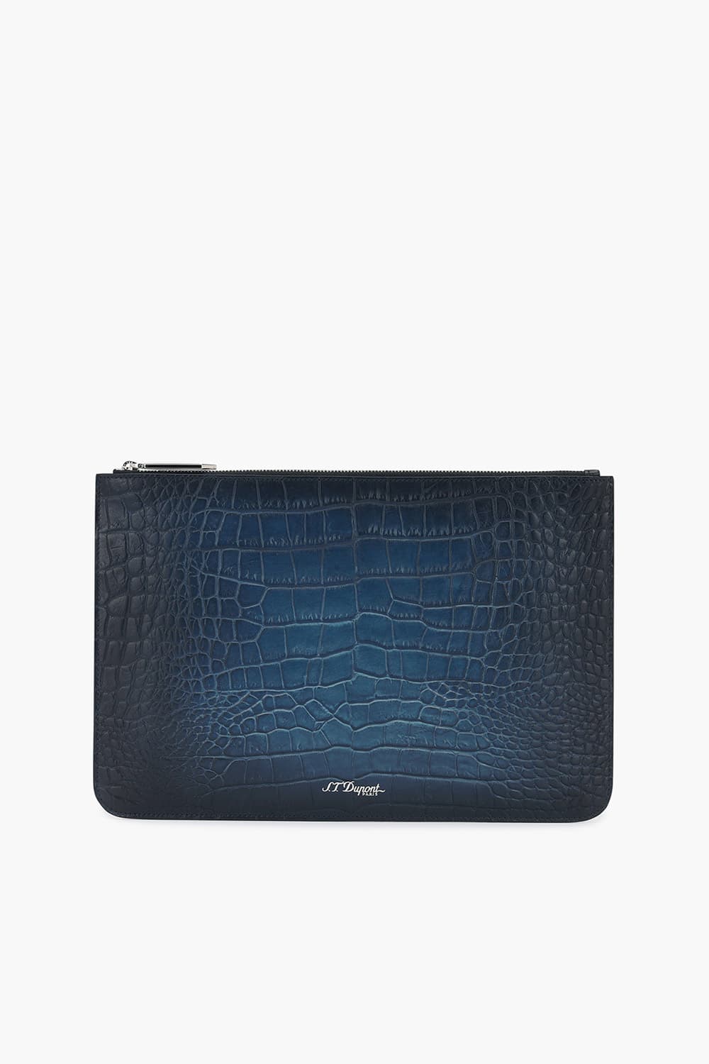 24 르글랑 아뜰리에 크로코패턴 클러치 블루 CG190375Z