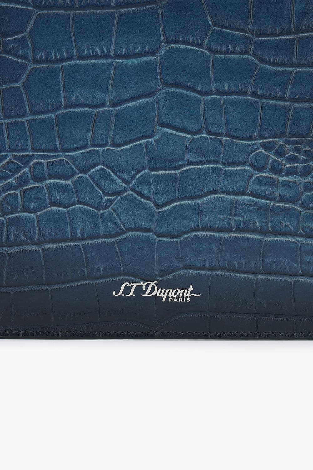 24 르글랑 아뜰리에 크로코패턴 클러치 블루 CG190375Z