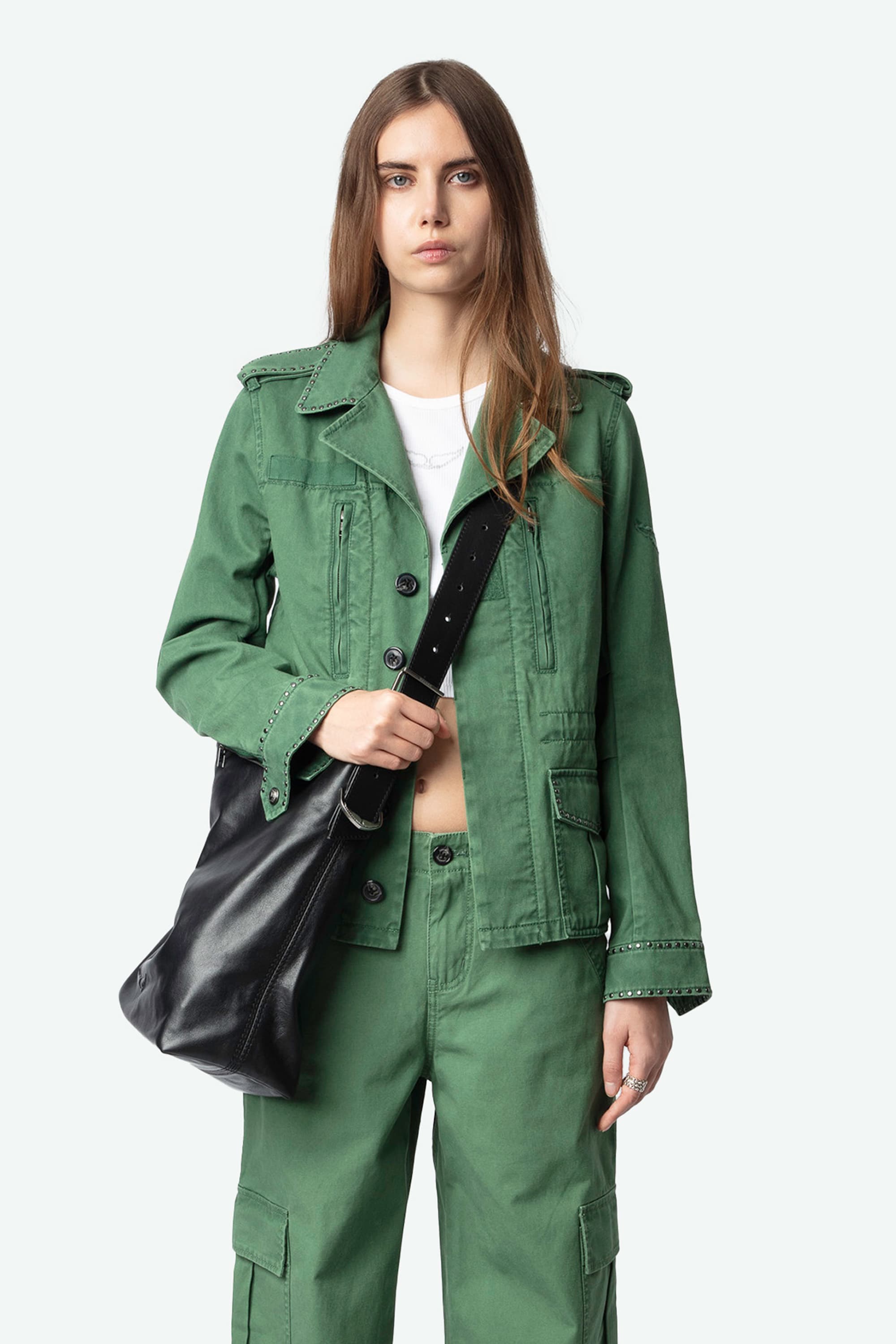 Klimi Cotton Stud Jacket