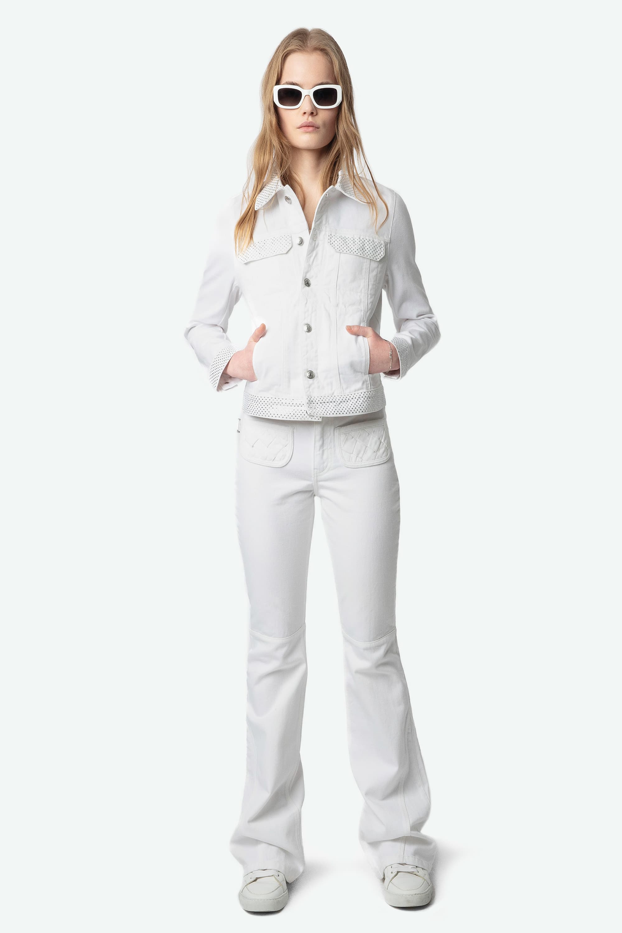 Kioky Strass Denim Jacket