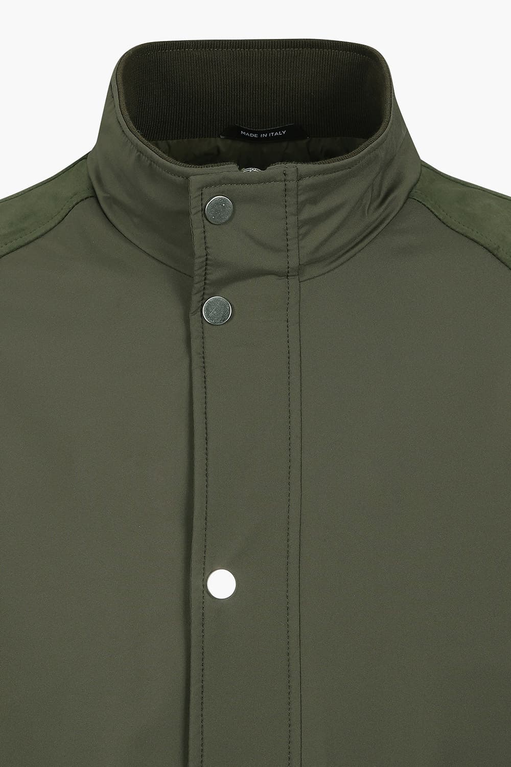 스웨이드 패치 점퍼 카키 RE5SMMAOT801R78