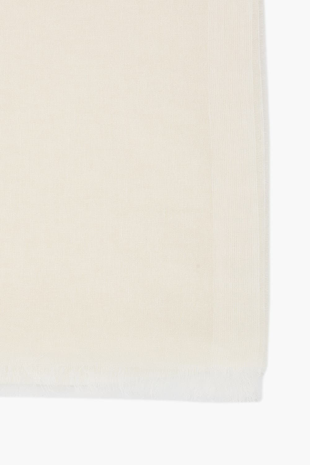 린넨 캐시믹스 스카프 라이트 아이보리 RE5SMBBSC102R13