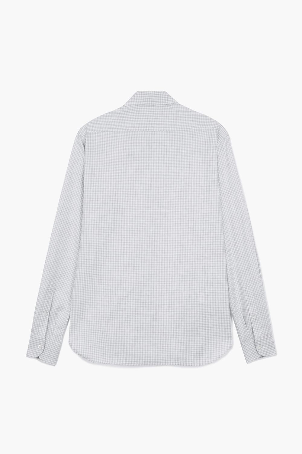 BEAULIEU 코튼 깅엄 체크 셔츠 BE160P544301