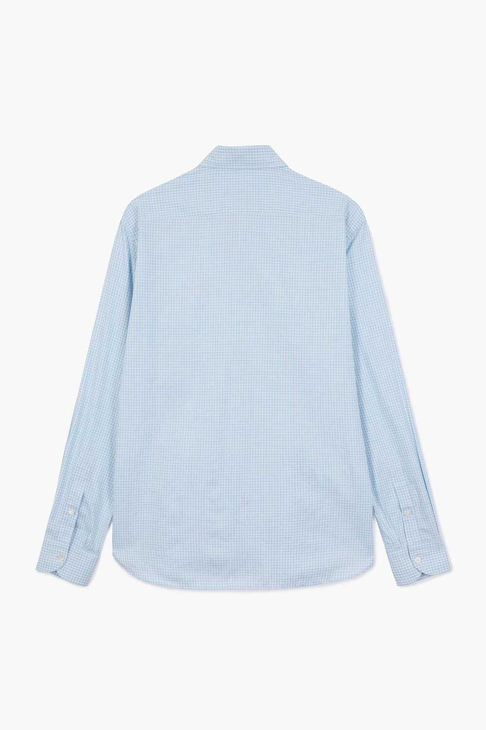 BEAULIEU 코튼 깅엄 체크 셔츠 BE160P544302