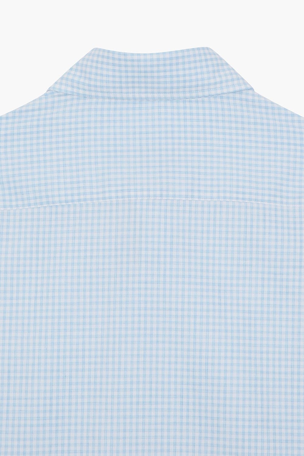 BEAULIEU 코튼 깅엄 체크 셔츠 BE160P544302