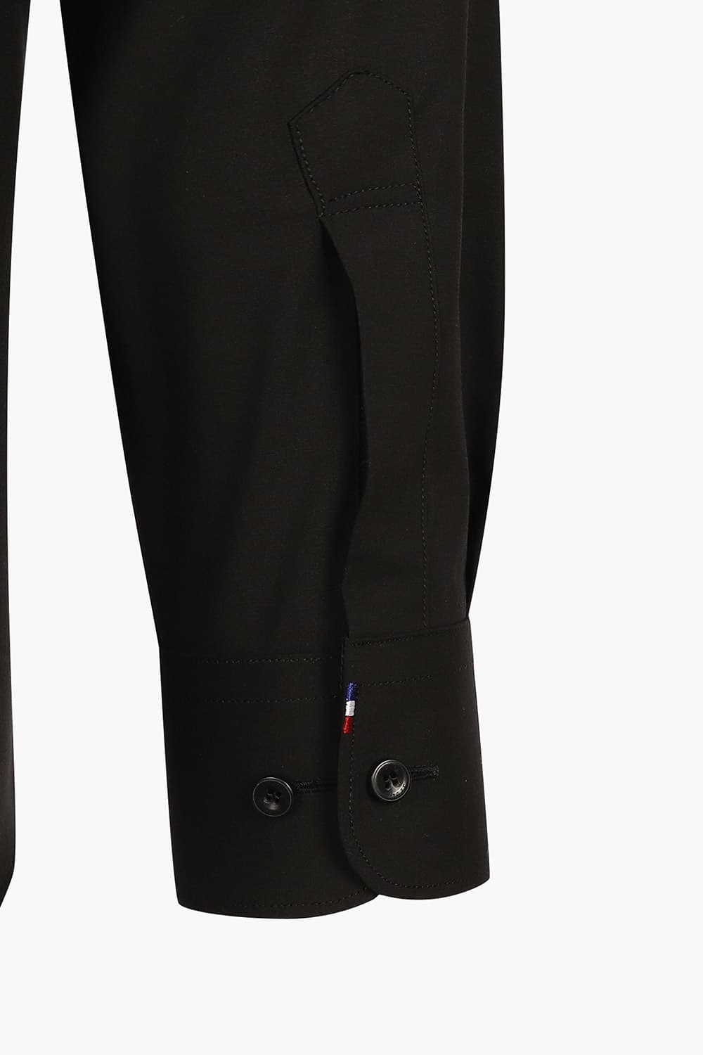 스트레치 트리콜로르바 자수 104 비즈니스 셔츠 블랙 SE5SM11LS104SBK