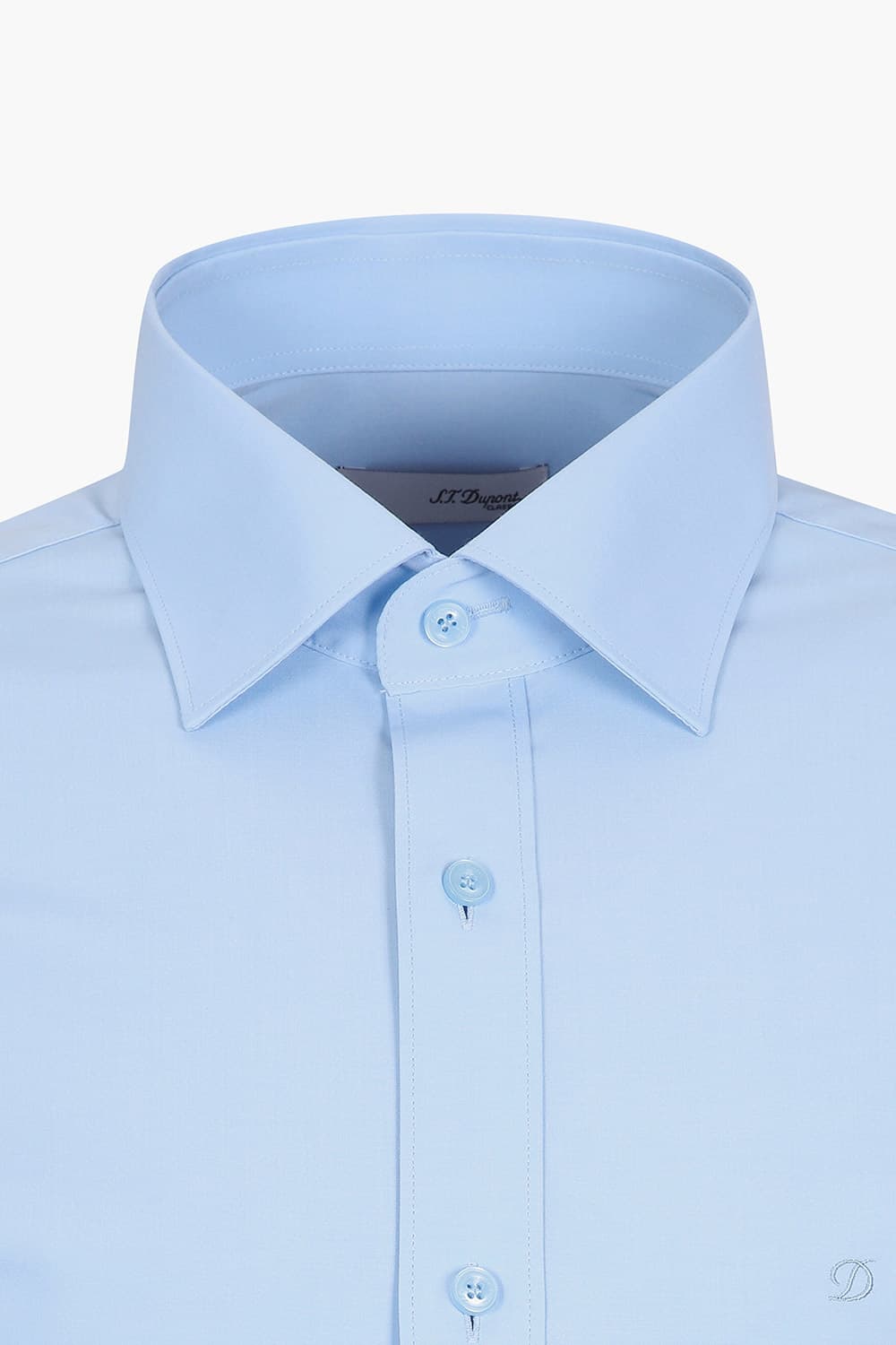 스트레치 트리콜로르바 자수 104 비즈니스 셔츠 블루 SE5SM11LS104SBU