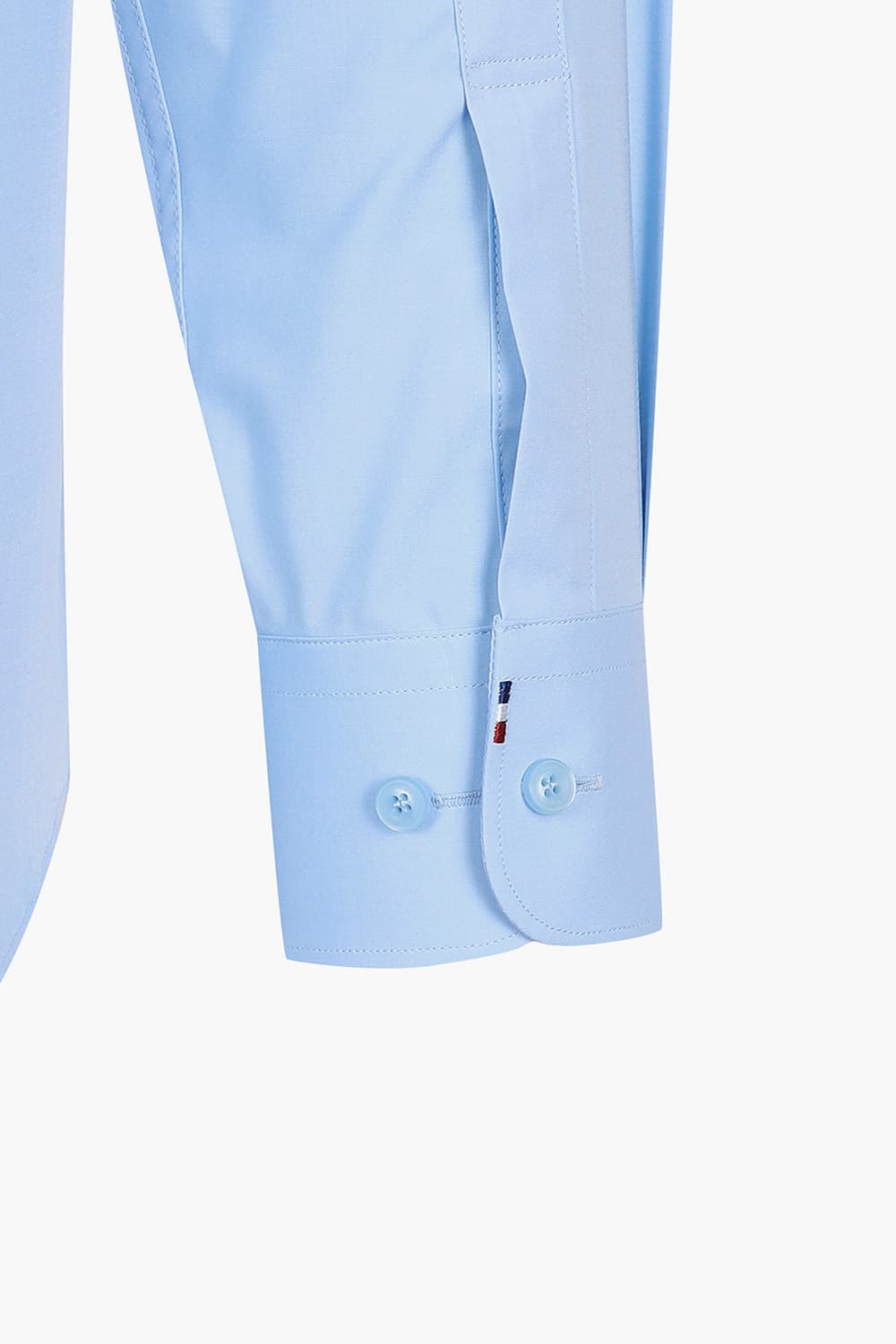 스트레치 트리콜로르바 자수 104 비즈니스 셔츠 블루 SE5SM11LS104SBU