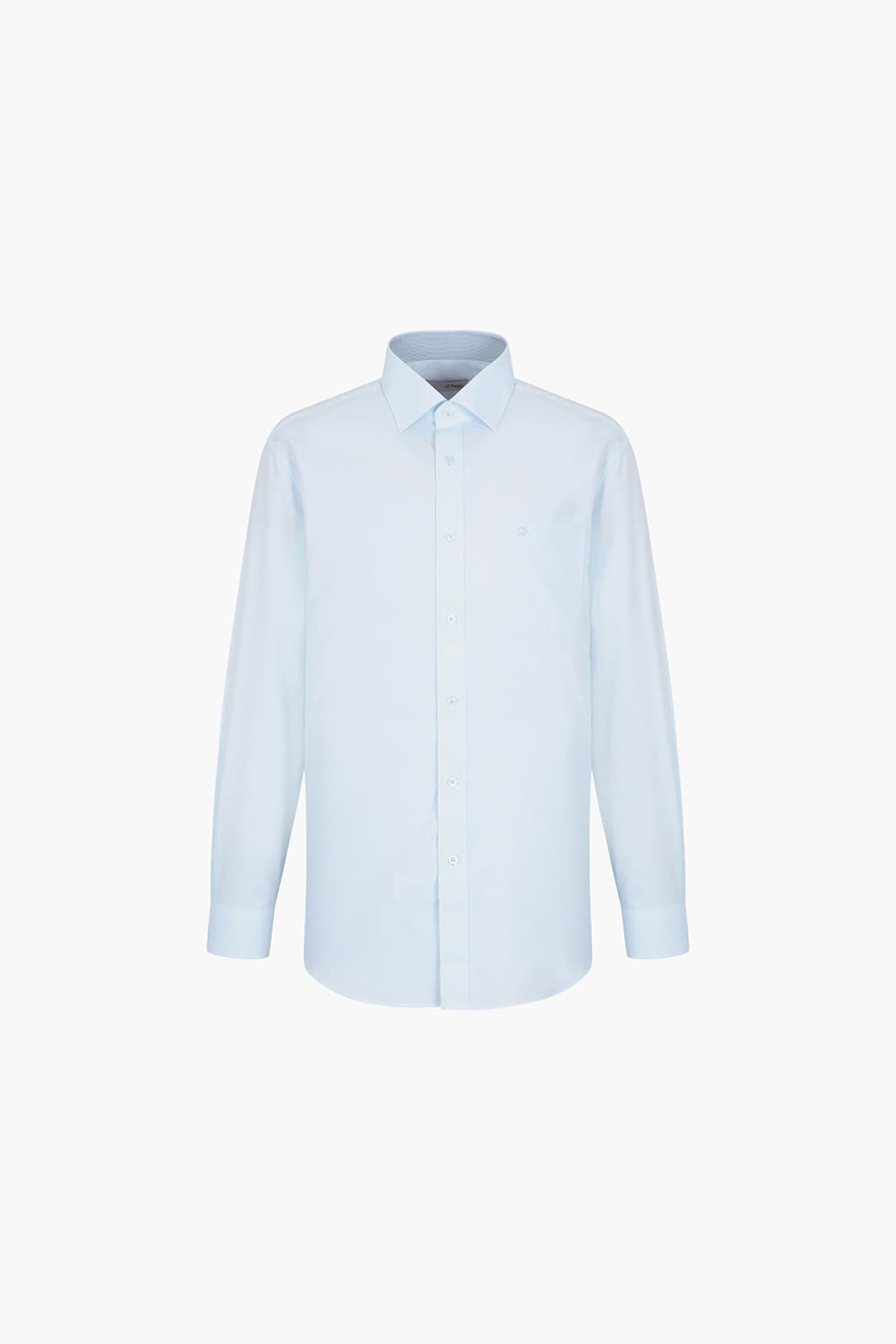 텐셀 배색 트리콜로르바 자수 109 비즈니스 셔츠 블루 SE5SM11LS109SBU