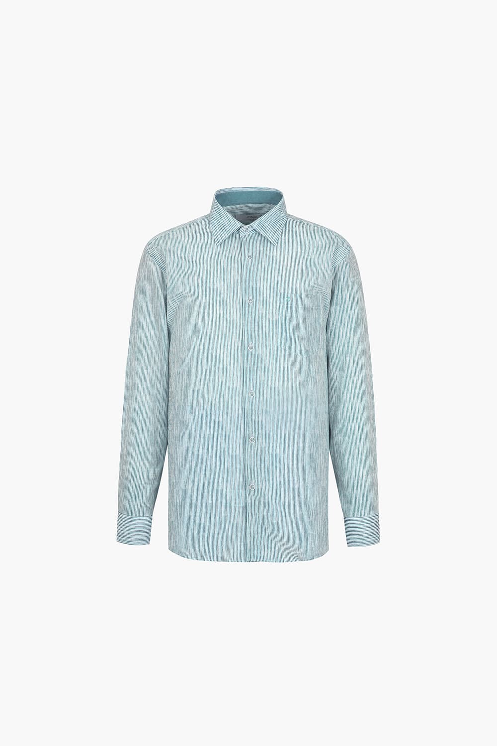 스트라이프 시어서커 117 비즈니스 셔츠 그린 SE5SM11LS117SGE