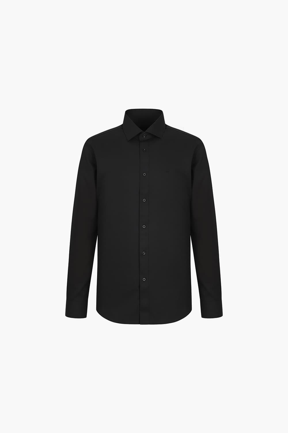 스트레치 트리콜로르 자수 311 컴포터블 셔츠 블랙 SE5SM21LS311SBK