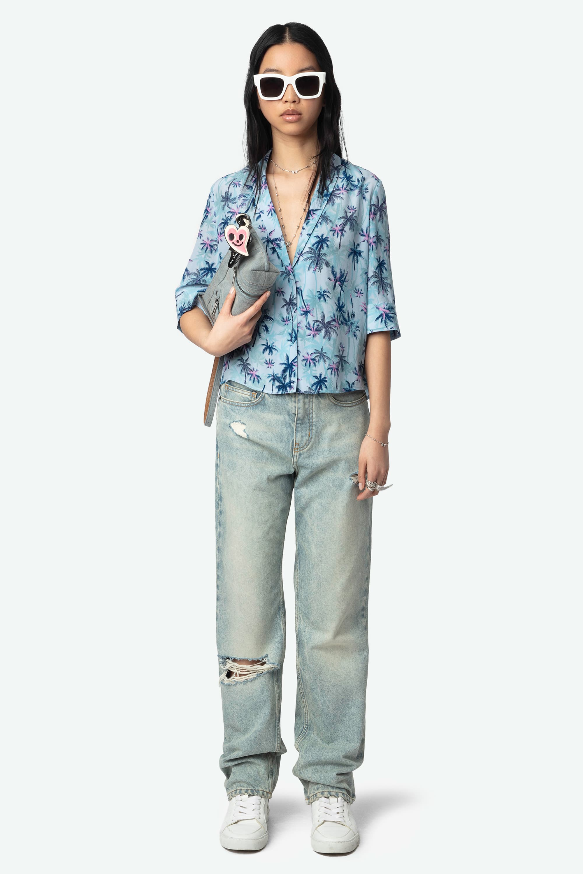 Telmos Palm Silk Shirt