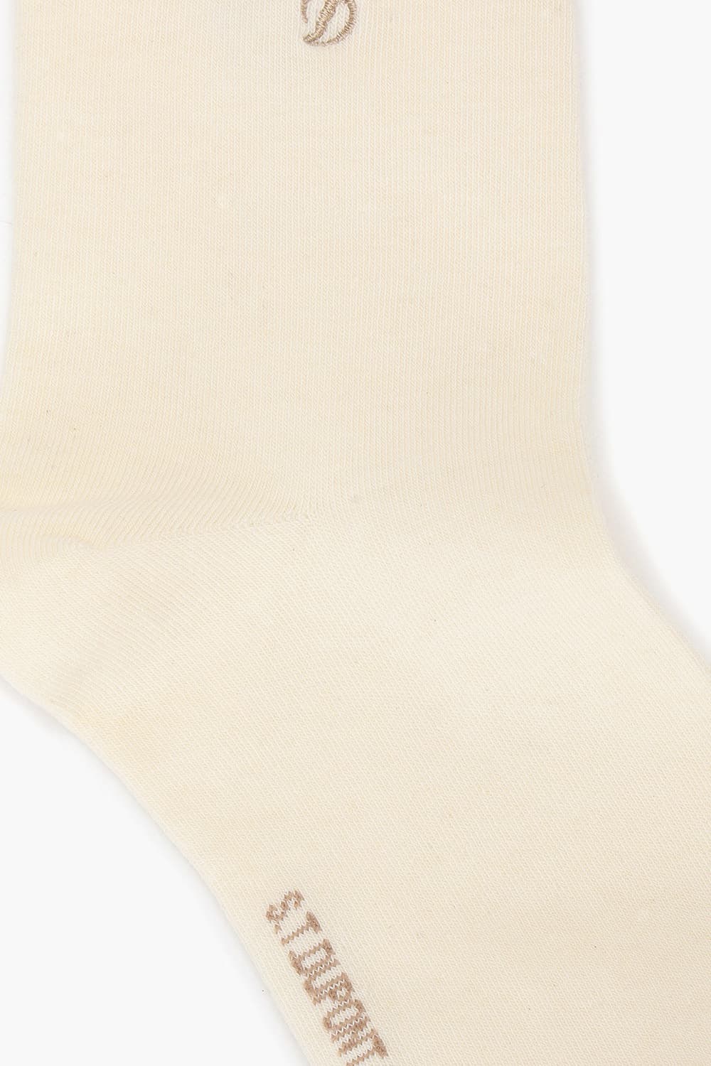 오가닉 솔리드 1501 장목 양말 오트밀 SE3SMA171501SOT