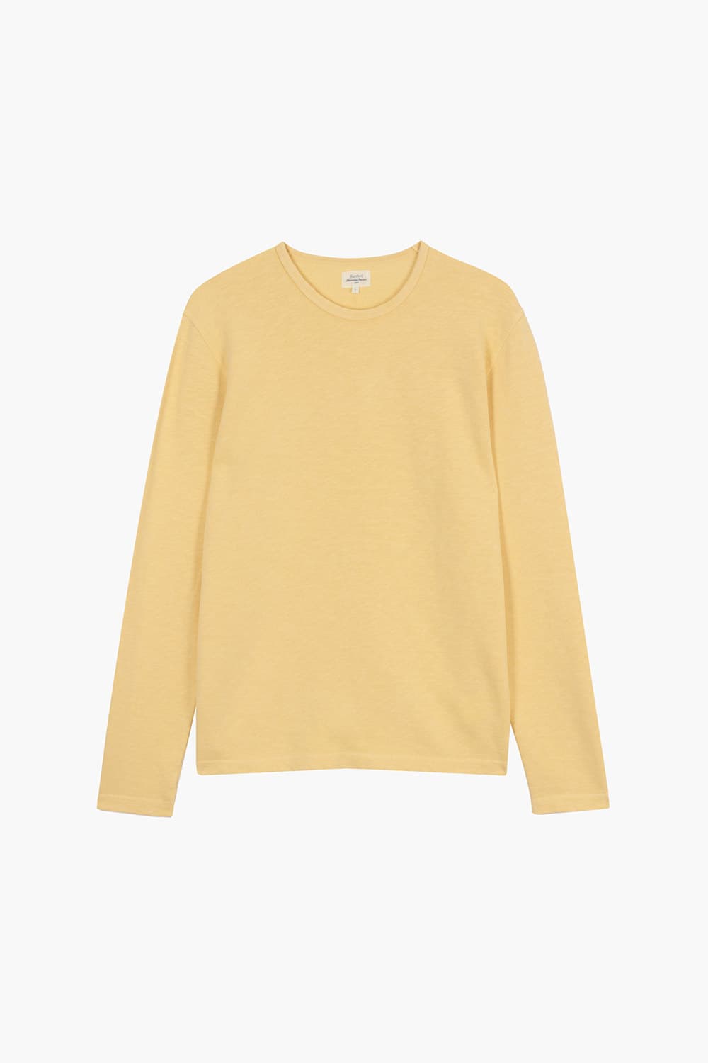 LIGHT 코튼 크루넥 긴소매 티셔츠 BD8930711