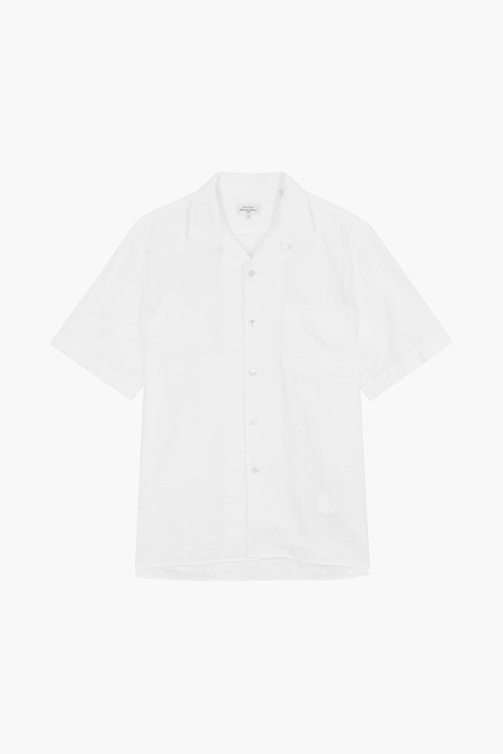 코튼 포켓 테일러드 카라 반소매 셔츠 BD1400901