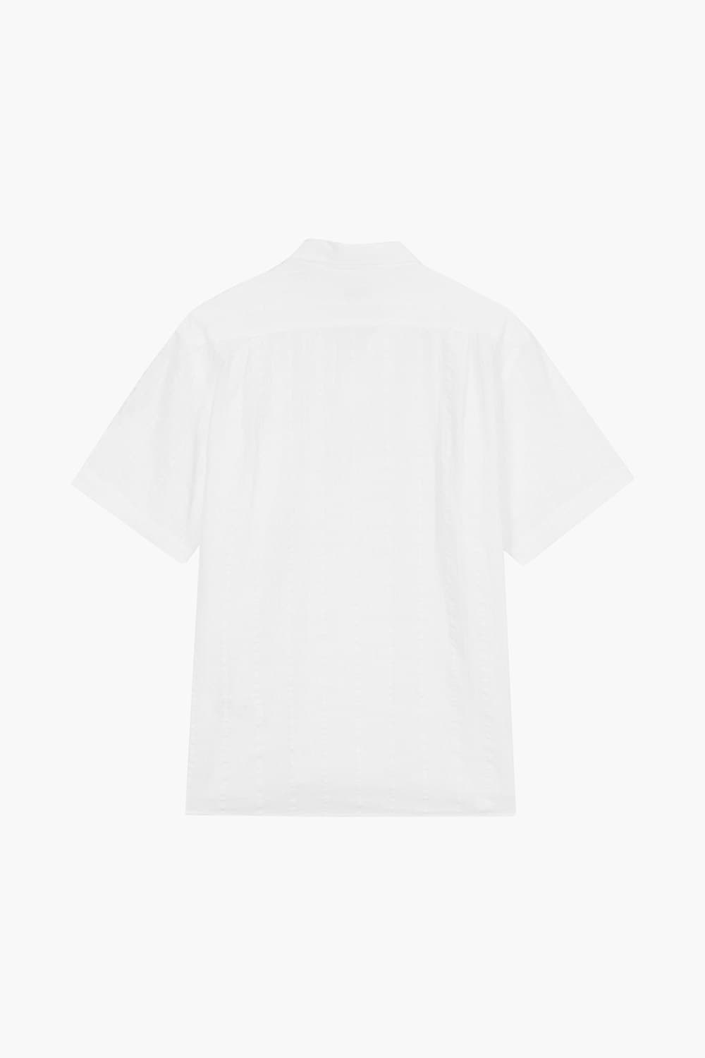 코튼 포켓 테일러드 카라 반소매 셔츠 BD1400901