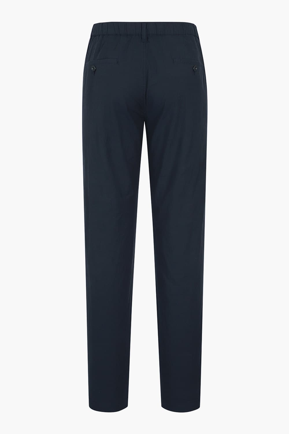 코튼 스트레이트핏 밴딩 팬츠 네이비 QE5SMHTPT108Q66