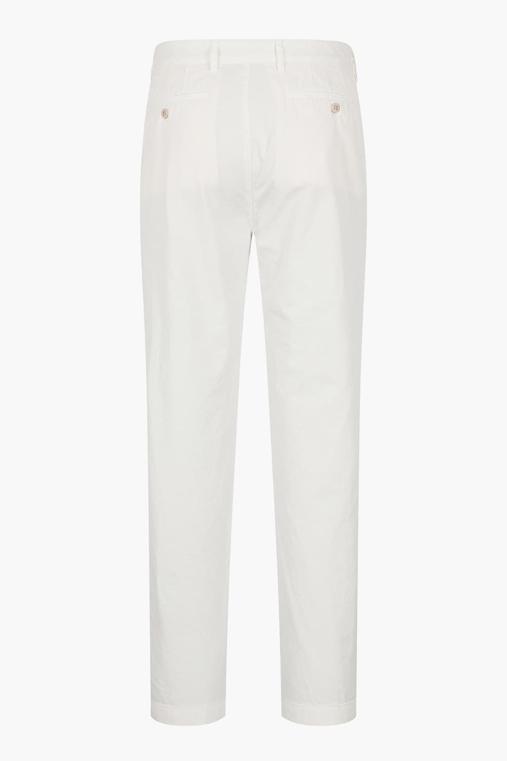 코튼 스트레이트핏 팬츠 아이보리 QE5SMHTPT103Q13