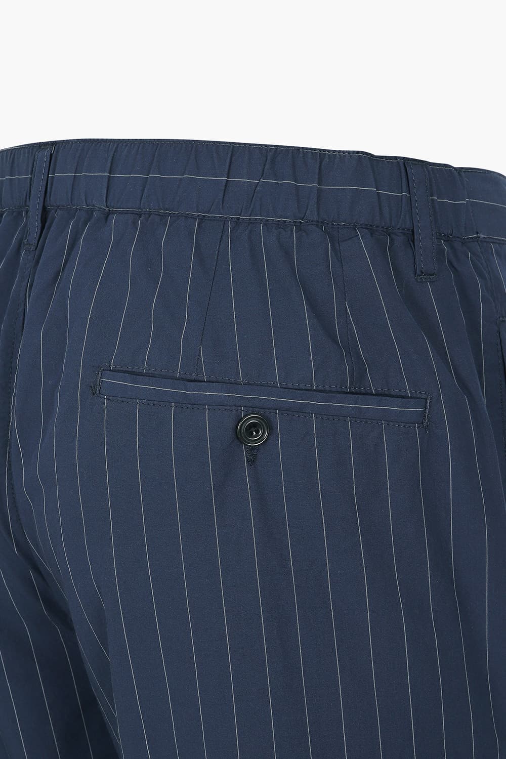 스트라이프 스트레이트핏 팬츠 네이비 QE5SMHTPT101Q66