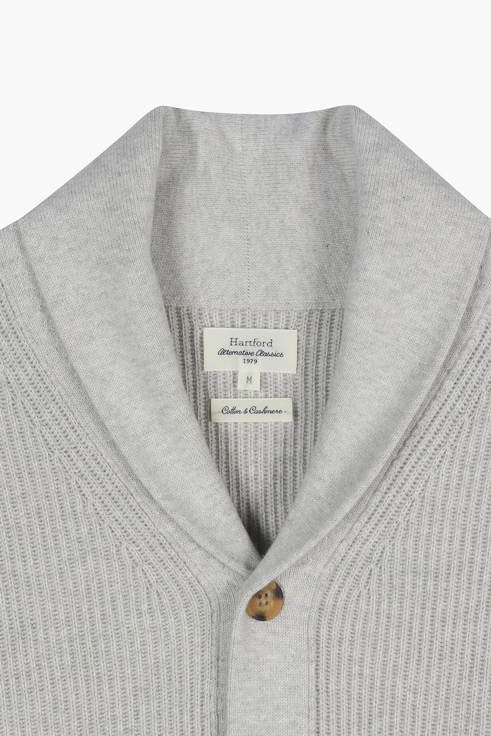 캐시믹스 쇼올 니트 가디건 그레이 QE5SMHTKN101Q90